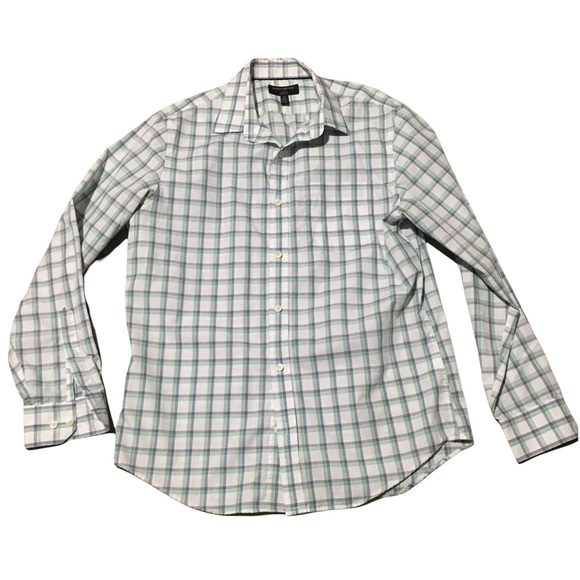 Banana Republic Other - Banana Republic plaid button down dress shirt. Med